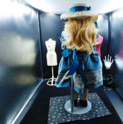 repro bru girl teal bk